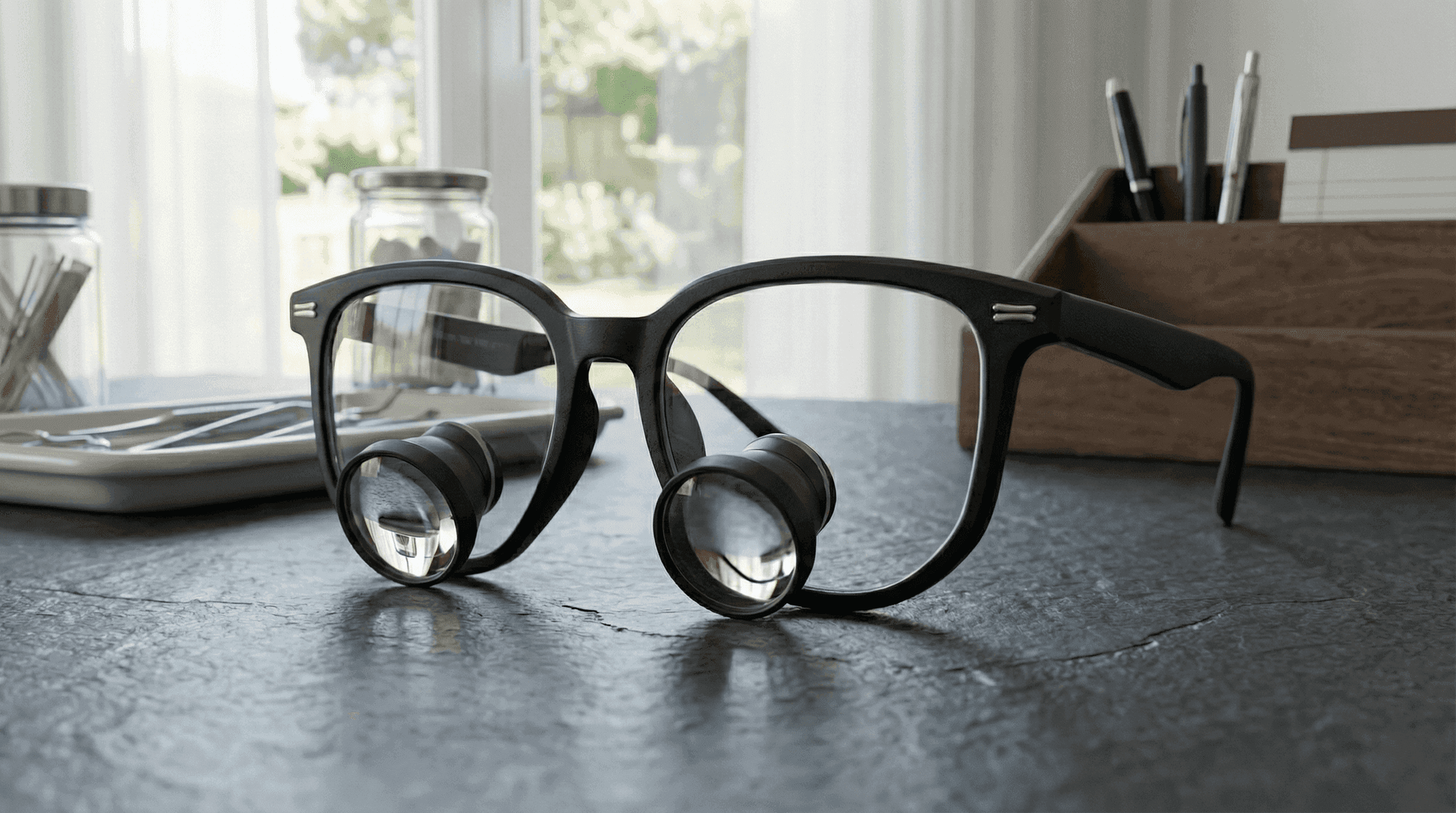 Galileo surgical loupes view 1