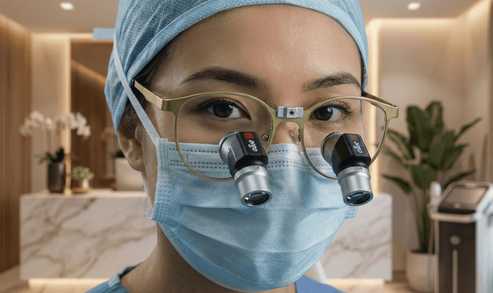 Apollo surgical loupes view 4