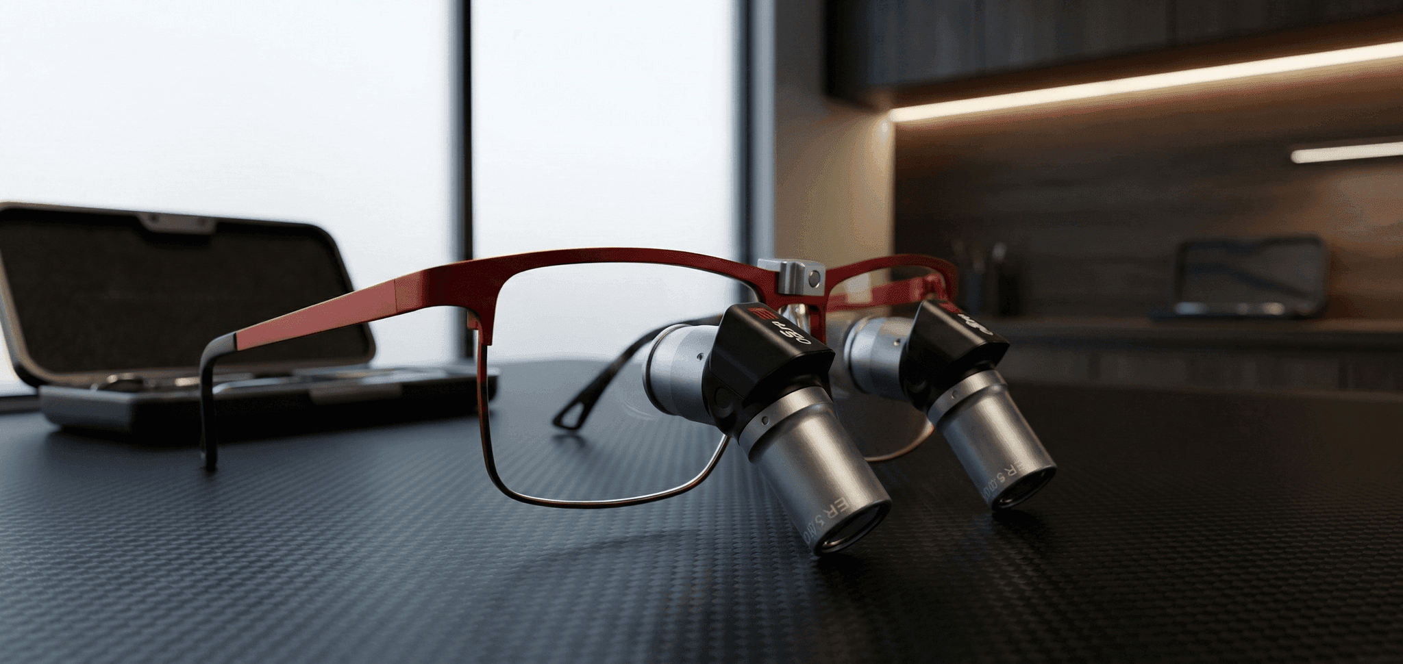 Apollo surgical loupes view 1