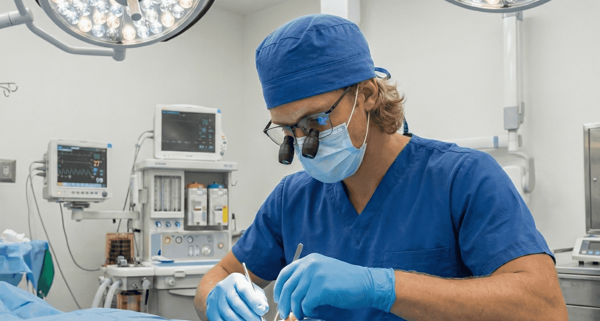 Kepler surgical loupes view 4