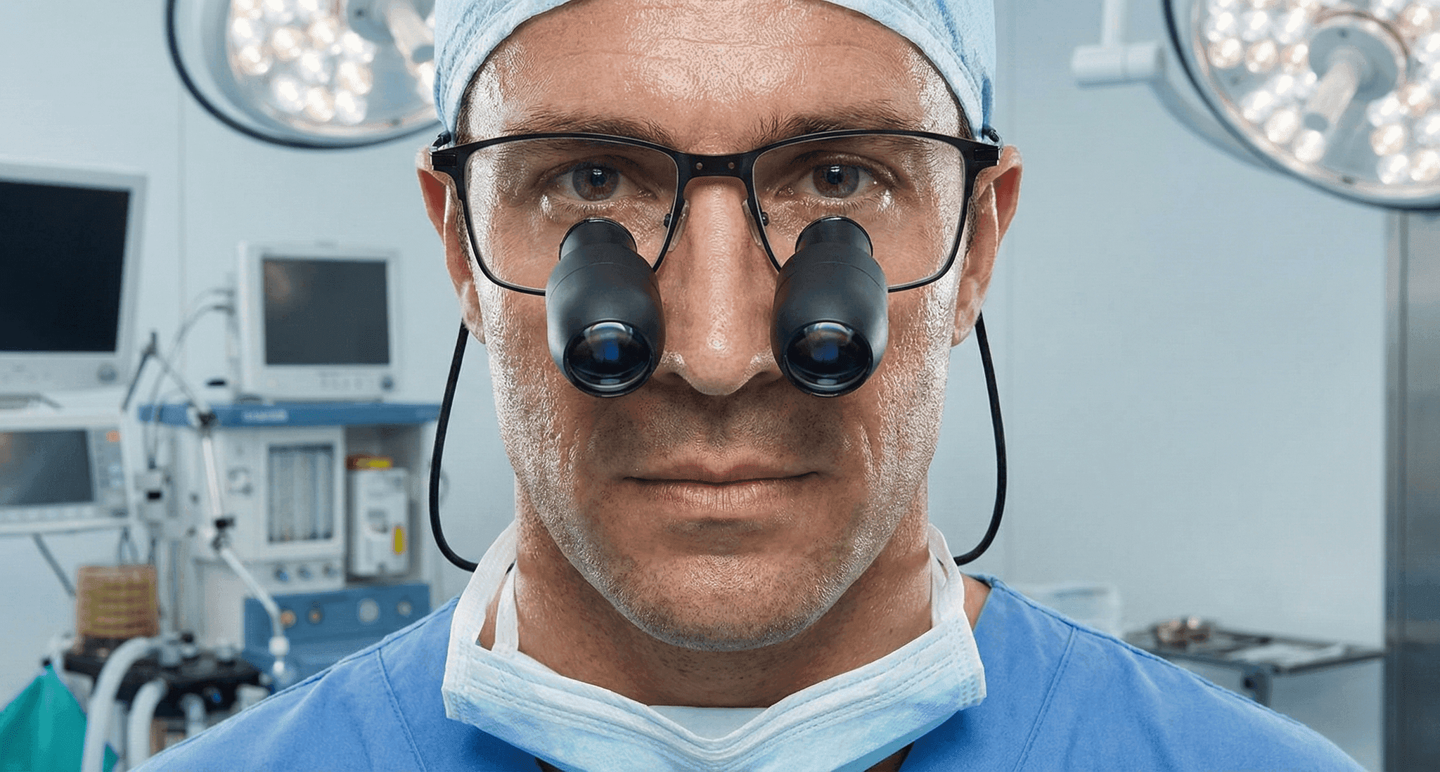 Kepler surgical loupes view 3