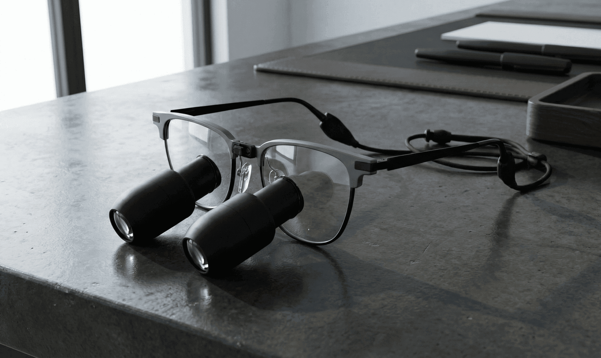 Kepler surgical loupes view 1
